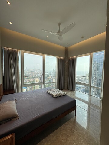Staircase in 3 BHK Apartment at Indiabulls Blu, Worli – for Rent