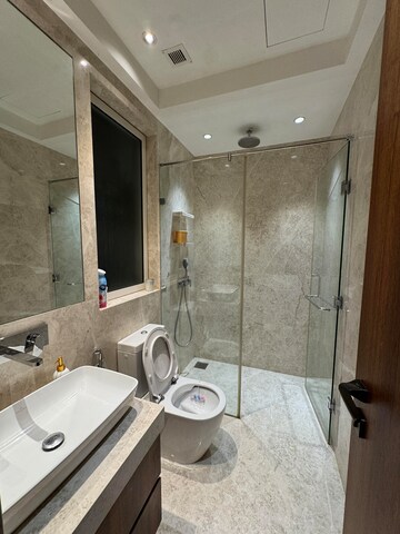 Bathroom in 3 BHK Apartment at Indiabulls Blu, Worli – for Rent