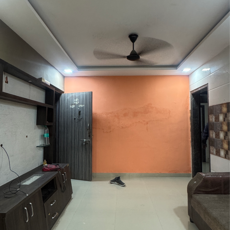 Living Room, hari-vijay-lawns 2 Bedroom 1000 Sq.Ft. Apartment In Kanchangoan Thane 9170041