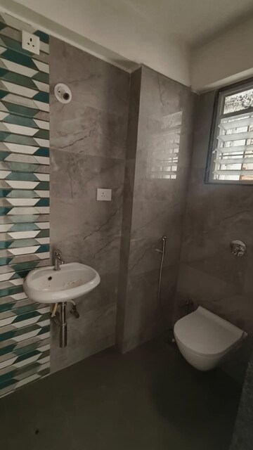 Bathroom in 2 BHK Apartment at Goel Ganga Constella, Kharadi – for Rent