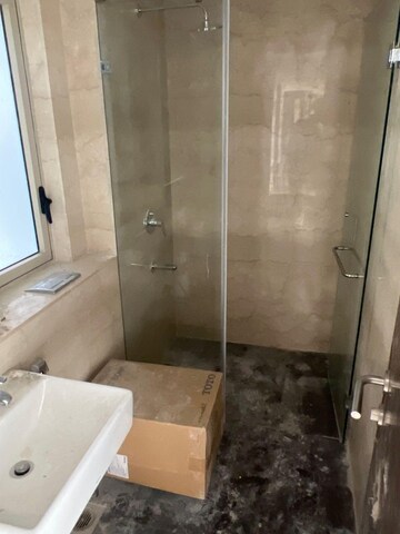 Bathroom in 3 BHK Apartment at Lodha World One, Worli – for Rent