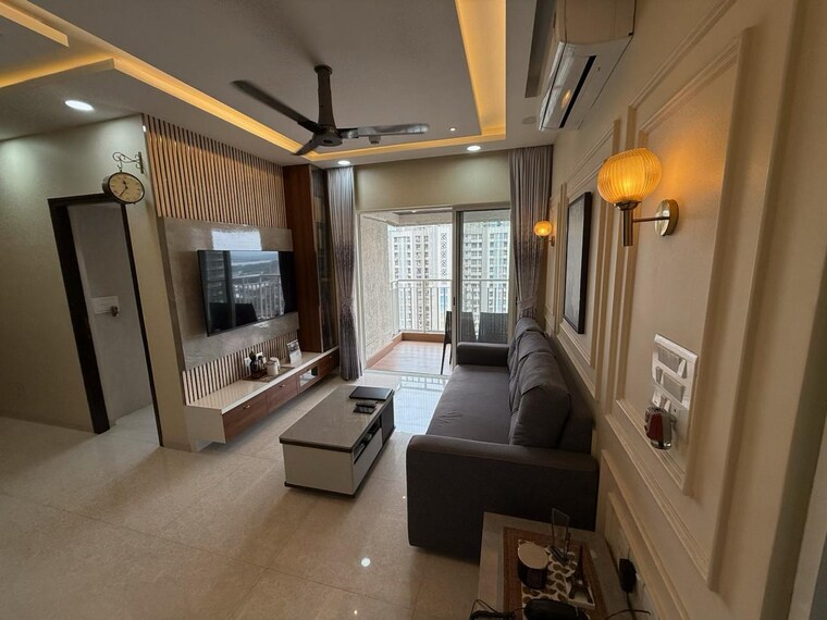 Living Room, lodha-amara 2 Bedroom 735 Sq.Ft. Apartment In Kolshet Road Thane 9170139