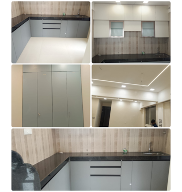 Kitchen in 1.5 BHK Apartment at Sheth Zuri, Laxmi Nagar – for Rent