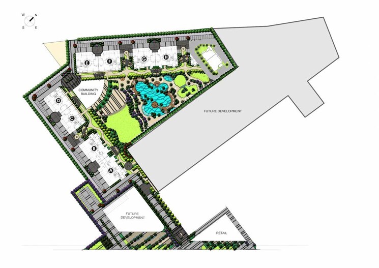 Master Plan, smart-world-one-dxp 3.5 Bedroom 1800 Sq.Ft. Apartment In Sector 113 Gurgaon 9170161