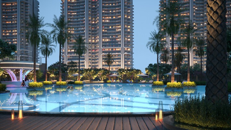 Swimming Pool, smart-world-one-dxp 3.5 Bedroom 1800 Sq.Ft. Apartment In Sector 113 Gurgaon 9170161
