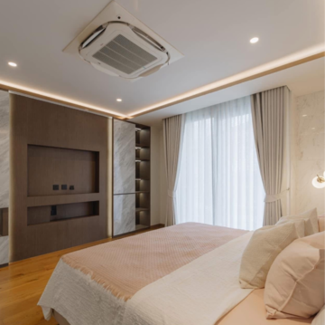 Bedroom in 3 BHK Apartment at Oxford Apartments Bandra West, St. Peters Colony – for Rent