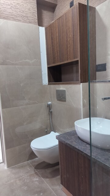 Bathroom in 3 BHK Apartment at Banjara Hills – for Rent