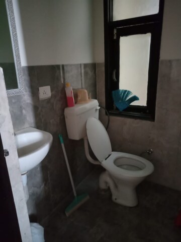 Bathroom in 1 BHK Apartment at Techman Moti Residency, Raj Nagar Extension – for Rent