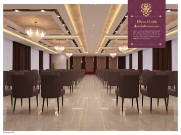 Team Area in 3.5 BHK Apartment at Nikhila Royal Pavilion, Mokila – for Sale