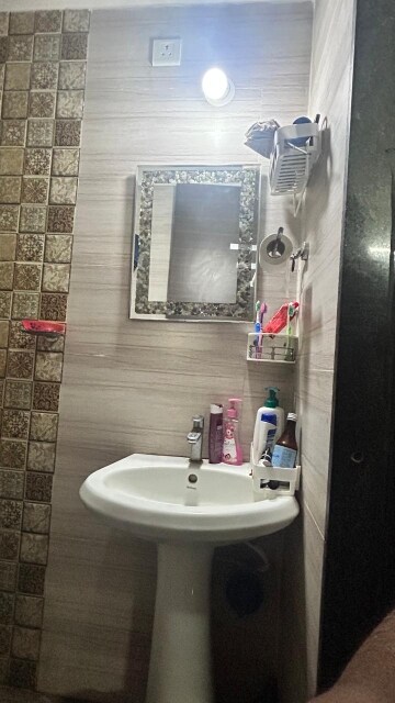 Bathroom in 2 BHK Apartment at GK Aryavat, Ravet – for Rent