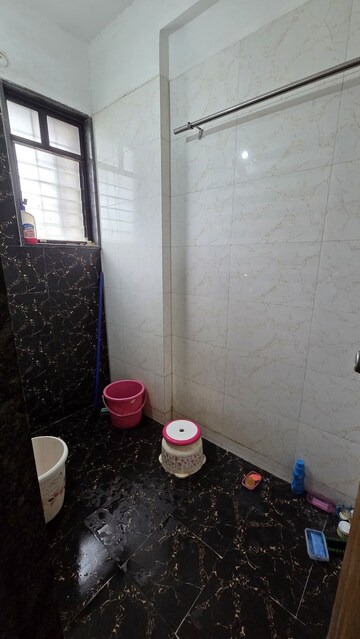 Bathroom in 1 BHK Apartment at ASR 18 Nests, Kharadi – for Rent