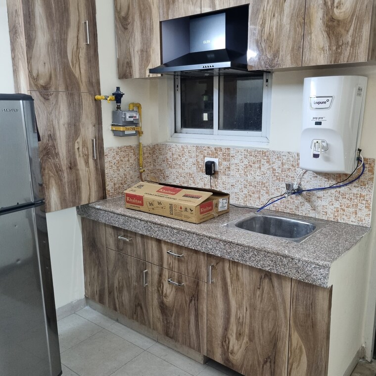 Kitchen, wave-dream-homes 1 Bedroom 578 Sq.Ft. Apartment In Wave City Ghaziabad 9171727