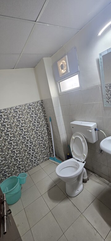 Bathroom in 1 BHK Apartment at Wave Dream Homes, Wave City – for Rent