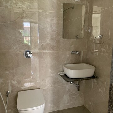 Bathroom in 2 BHK Apartment at Kamla Om Hansa CHS, Roshan Nagar – for Rent