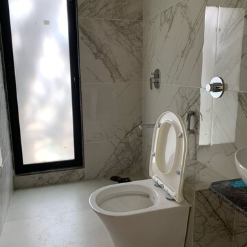 Bathroom in 2 BHK Apartment at Kamla Om Hansa CHS, Roshan Nagar – for Rent