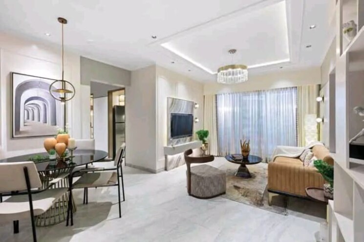 Living Room, dosti-oak 2 Bedroom 550 Sq.Ft. Apartment In Kolshet Industrial Area Thane 9171955