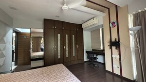 Bedroom in 3 BHK Apartment at Dev Residency, Juhu – for Rent