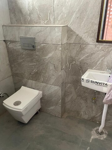 Bathroom in 2 BHK Apartment at Shama Apartments, Sector 10 Dwarka – for Rent
