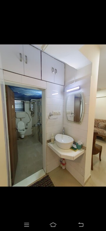Bathroom in 2 BHK Apartment at Dosti Vihar, Samata Nagar – for Rent