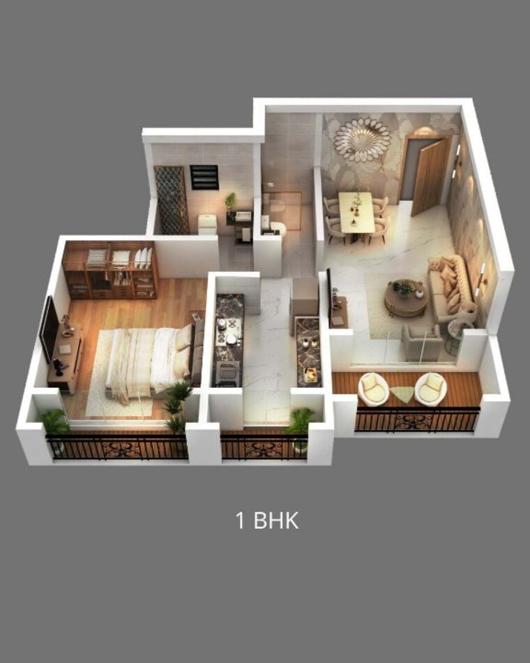 Floor Plan, igatpuri 1 Bedroom 447 Sq.Ft. Apartment In Igatpuri Nashik 9171857
