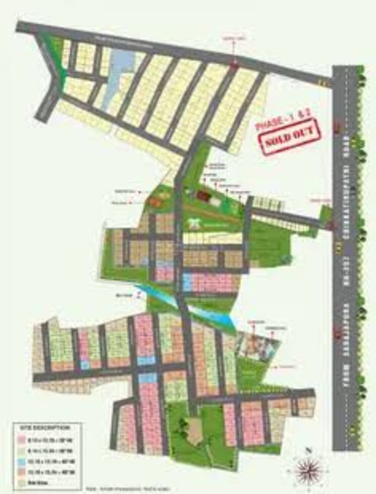 Master Plan, peninsula-park-elite 3 Bedroom 1580 Sq.Ft. Villa In Sarjapur Bangalore 9172110