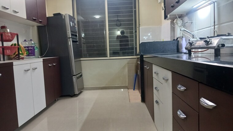 Kitchen, pebbles-ii 3 Bedroom 1100 Sq.Ft. Apartment In Bavdhan Pune 9172093