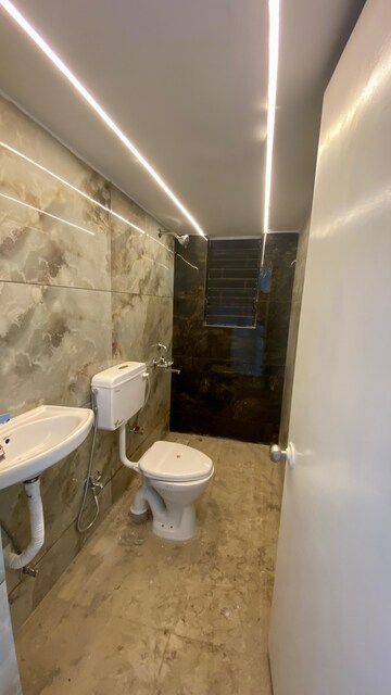 Bathroom in 2.5 BHK Apartment at Yashodanandan Apartment, Viman Nagar – for Rent