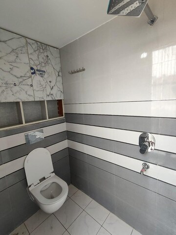 Bathroom in 3 BHK Apartment at Informatics Apartment, Pi Greater Noida – for Rent