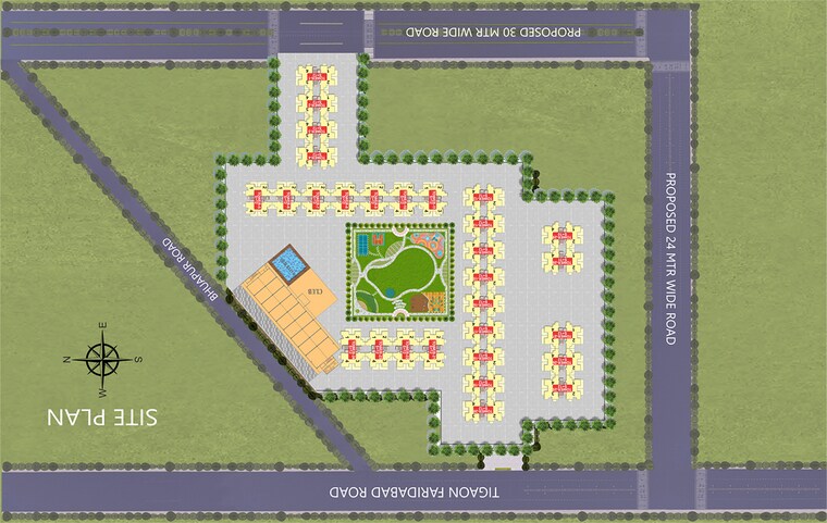 Master Plan, sector 104 4 Bedroom 1100 Sq.Ft. Apartment In Sector 104 Faridabad 9172171