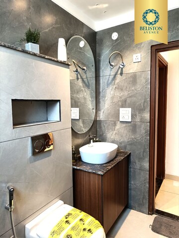 Bathroom in 4 BHK Apartment at Dhakoli – for Sale