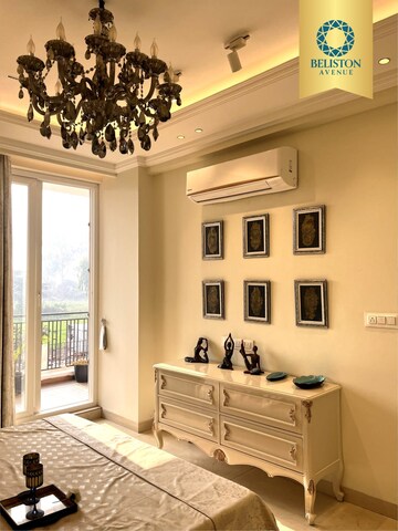 Living Room in 4 BHK Apartment at Dhakoli – for Sale