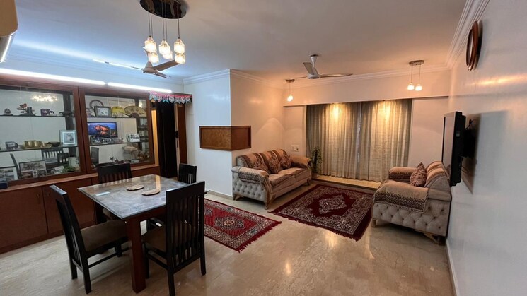 Living Room, lake-primrose 3 Bedroom 1500 Sq.Ft. Apartment In Powai Mumbai 9172211