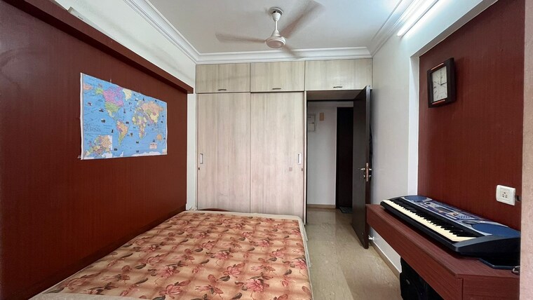Bedroom, lake-primrose 3 Bedroom 1500 Sq.Ft. Apartment In Powai Mumbai 9172211
