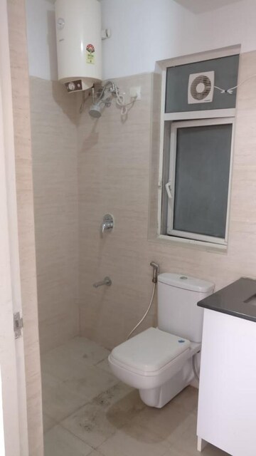 Bathroom in 3 BHK Apartment at DLF Westend Heights New Town, Akshayanagar – for Rent