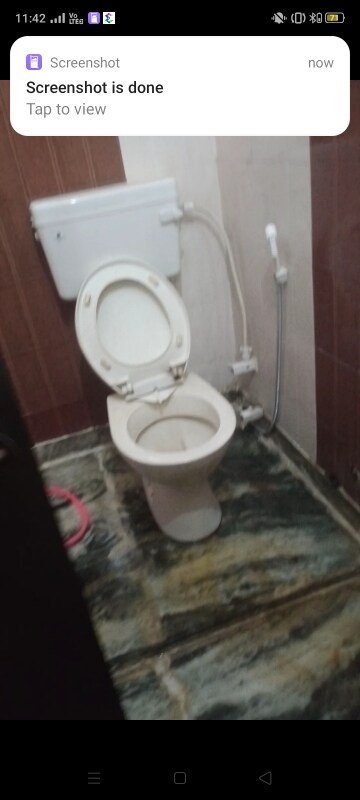 Bathroom in 3 BHK Builder Floor at Suraj Vihar – for Rent