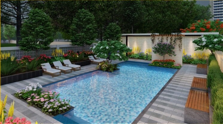 Swimming Pool, sarsan-nancy-hillview 2 Bedroom 852 Sq.Ft. Apartment In Baner Pune 9172412