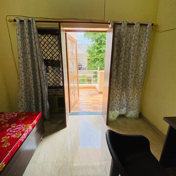 Living Room in 1 RK Independent House at Unity Tower, Vineet Khand – for Rent
