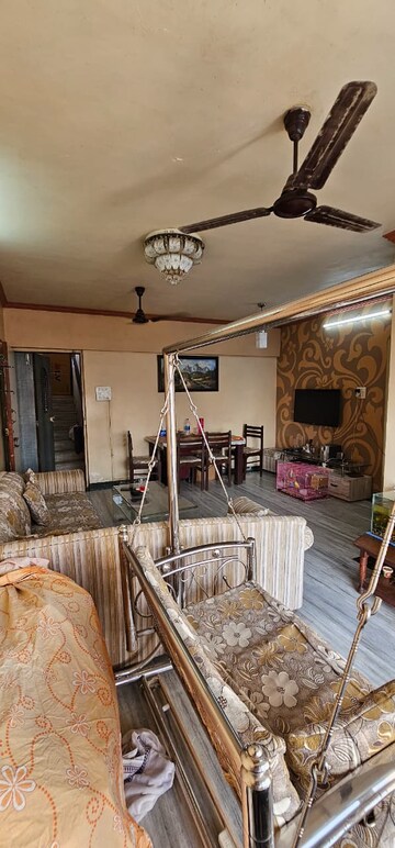 Living Room in 2 BHK Apartment at Gemstar Nazarene Apartments, Malad West – for Sale