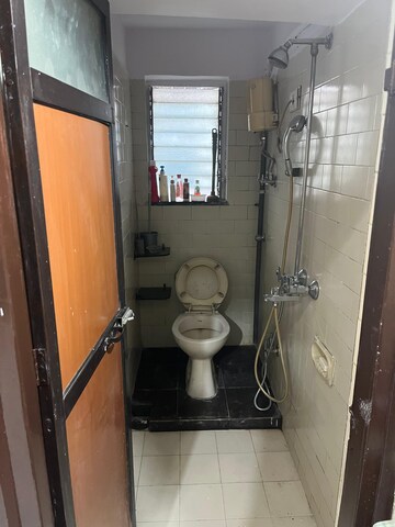 Bathroom in 1 BHK Apartment at Govardhan Dham, Dhobi Ali – for Rent