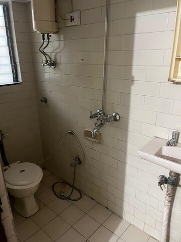 Bathroom in 1 BHK Apartment at Govardhan Dham, Dhobi Ali – for Rent