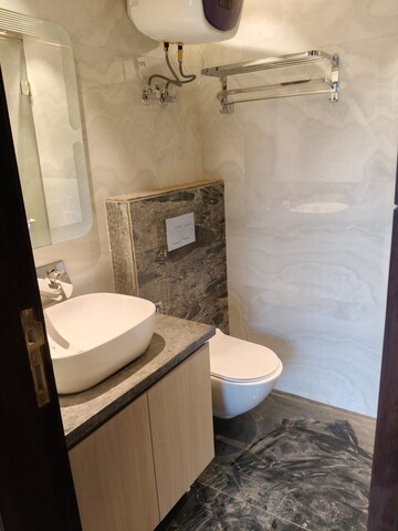 Bathroom in 3 BHK Builder Floor at Sarvodaya Enclave – for Rent