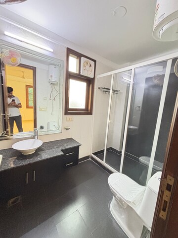 Living Room in 3 BHK Builder Floor at Sarvodaya Enclave – for Rent
