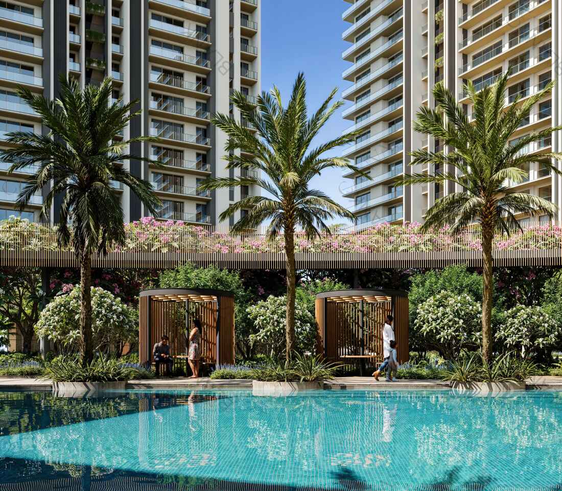 2 BHK + Servant Room Apartment For Sale in Indiabulls Estate And Club