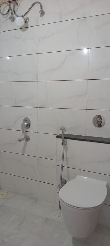 Bathroom in 2 BHK Apartment at Majestique Marbella Phase 1, Kharadi – for Rent