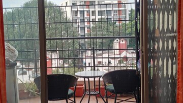 Balcony in 2 BHK Apartment at Raviraj Fortaleza, Kalyani Nagar – for Rent