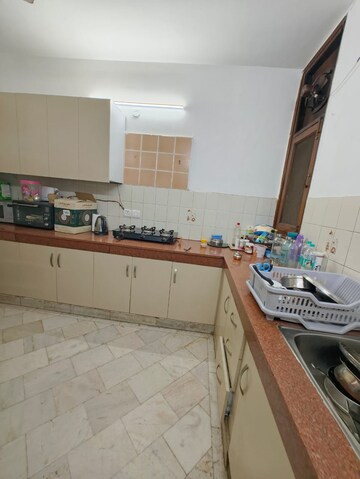 Kitchen in 3 BHK Builder Floor at Greater Kailash I – for Sale