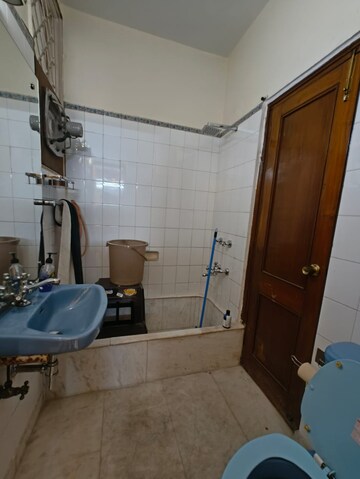 Bathroom in 3 BHK Builder Floor at Greater Kailash I – for Sale