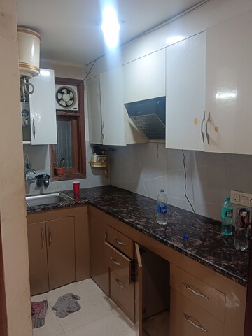 Kitchen in 2 BHK Builder Floor at Panchsheel Vihar – for Rent