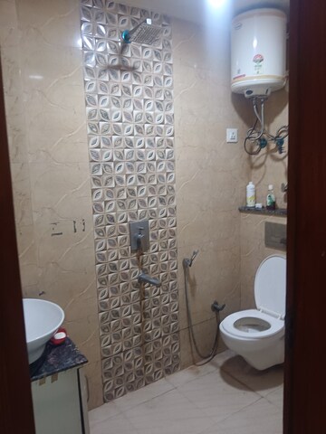 Bathroom in 2 BHK Builder Floor at Panchsheel Vihar – for Rent