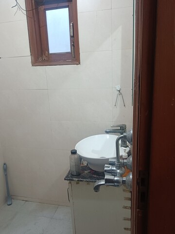 Bathroom in 2 BHK Builder Floor at Panchsheel Vihar – for Rent